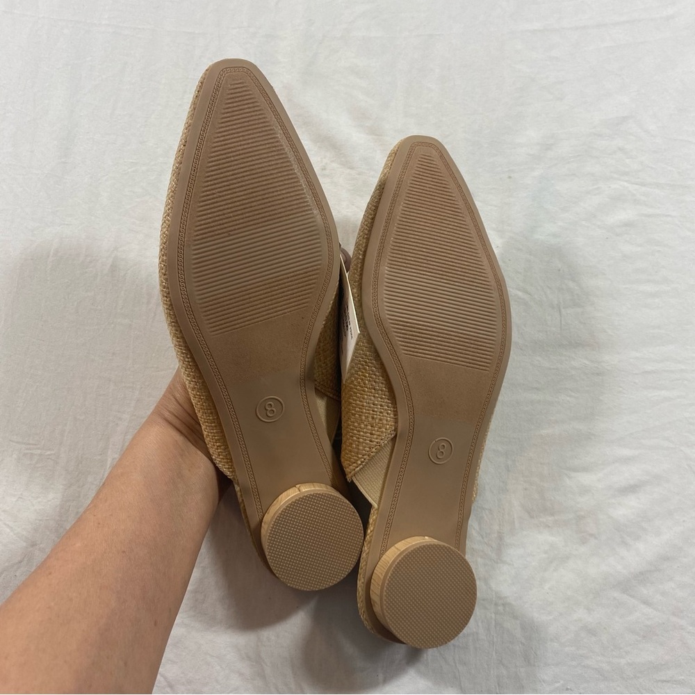 Target Tan Mules with Textured Upper - Picture 4 of 5